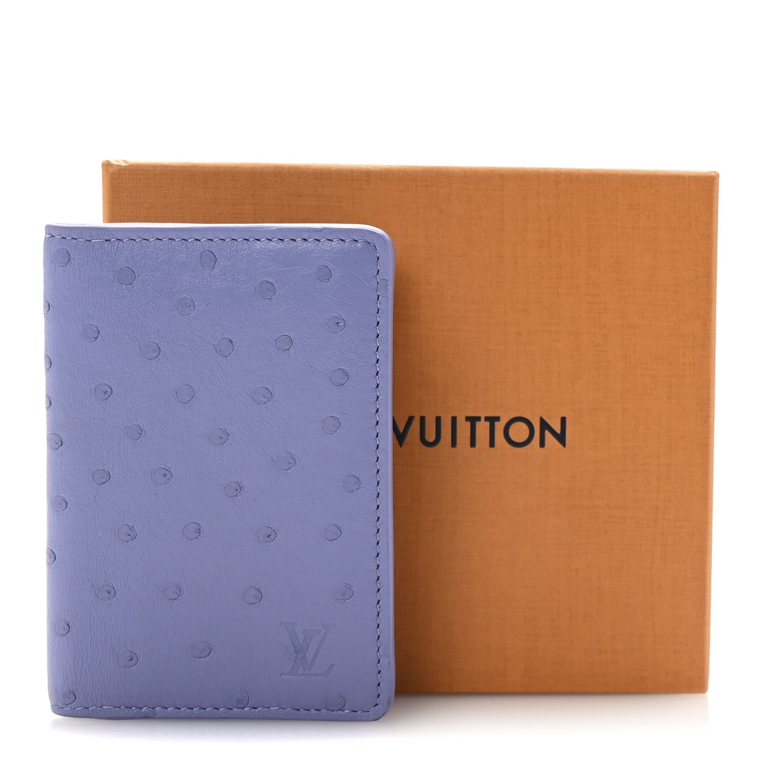 Louis Vuitton Ostrich Pocket Organizer Purple 7 of 7
