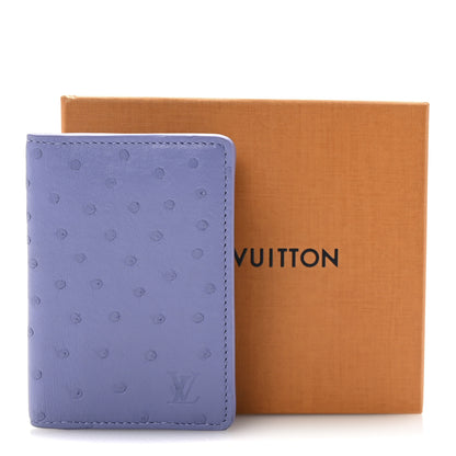 Louis Vuitton Ostrich Pocket Organizer Purple 7 of 7