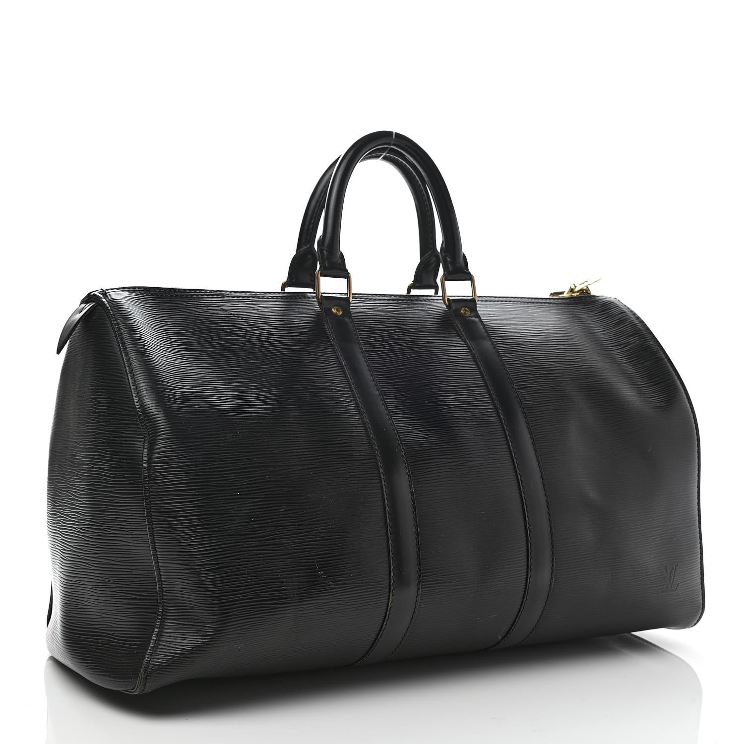 Louis Vuitton Epi Keepall 45 Black 2 of 20