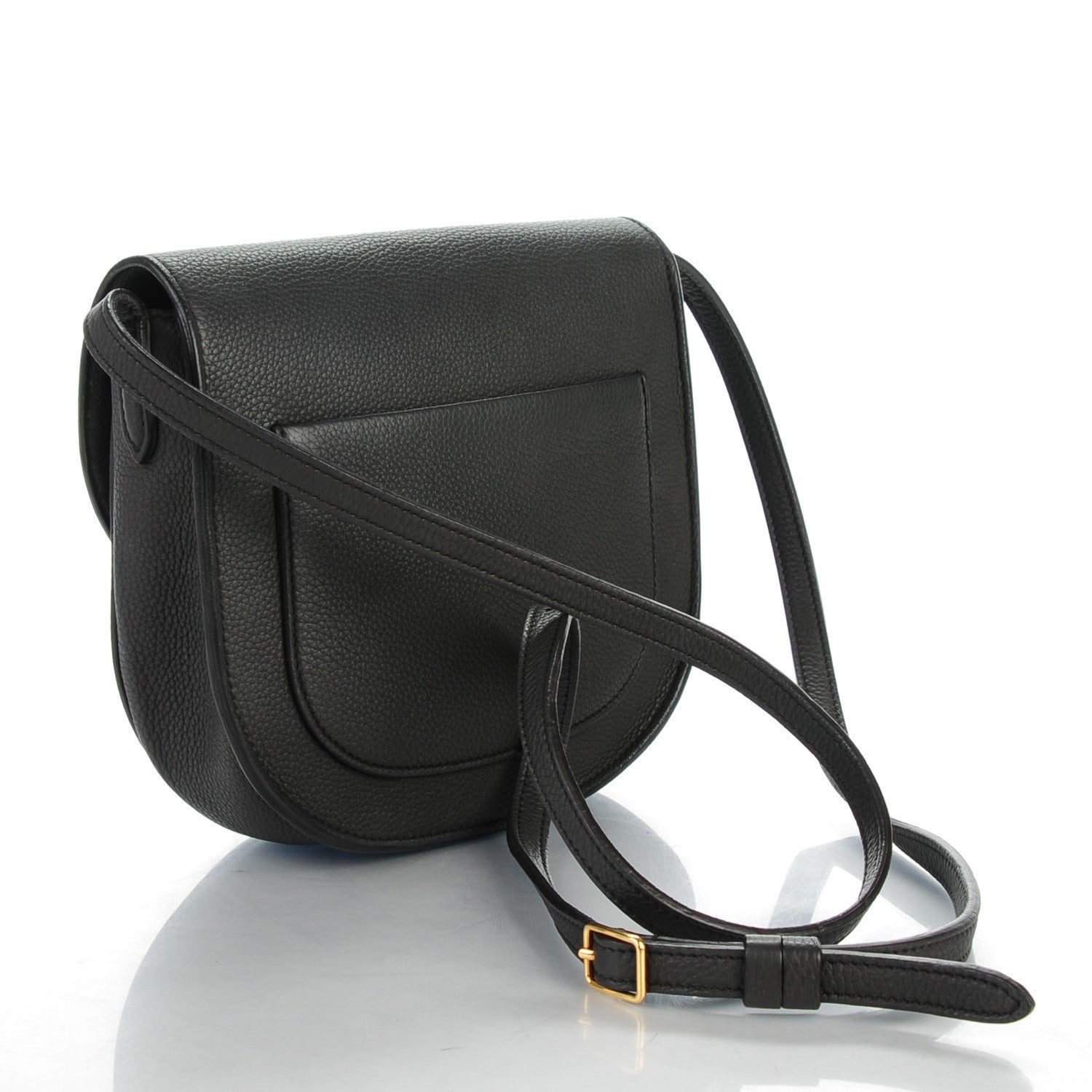 Celine Baby Grained Calfskin Small Trotteur Dark Taupe 3 of 7