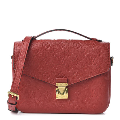Louis Vuitton Empreinte Pochette Metis Scarlet 1 of 10
