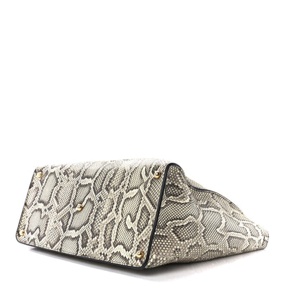 Fendi Snakeskin Medium Fendi Way Tote Daisy Roccia 7 of 9