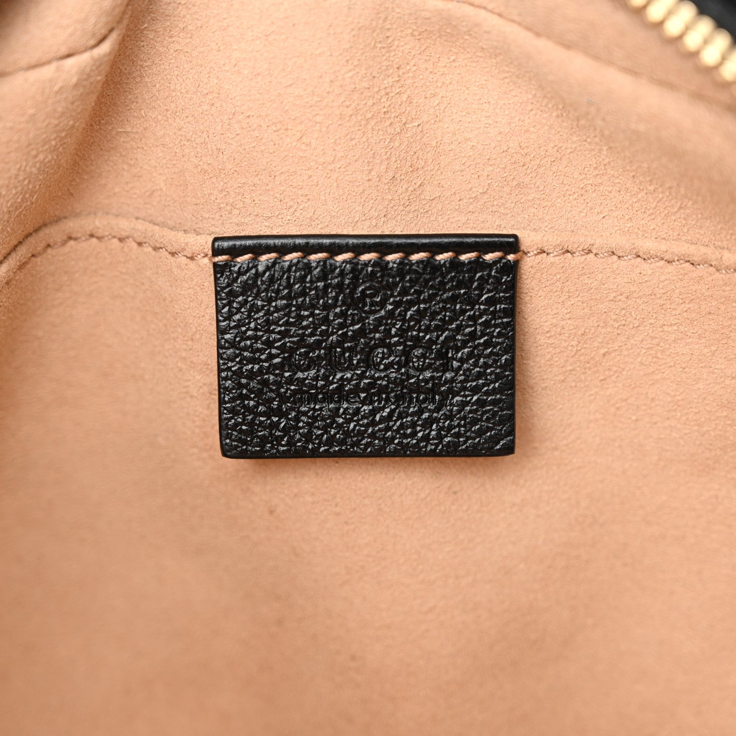 Gucci Monogram Matelasse Diagonal Small GG Marmont Chain Shoulder Bag Beige Black 6 of 11