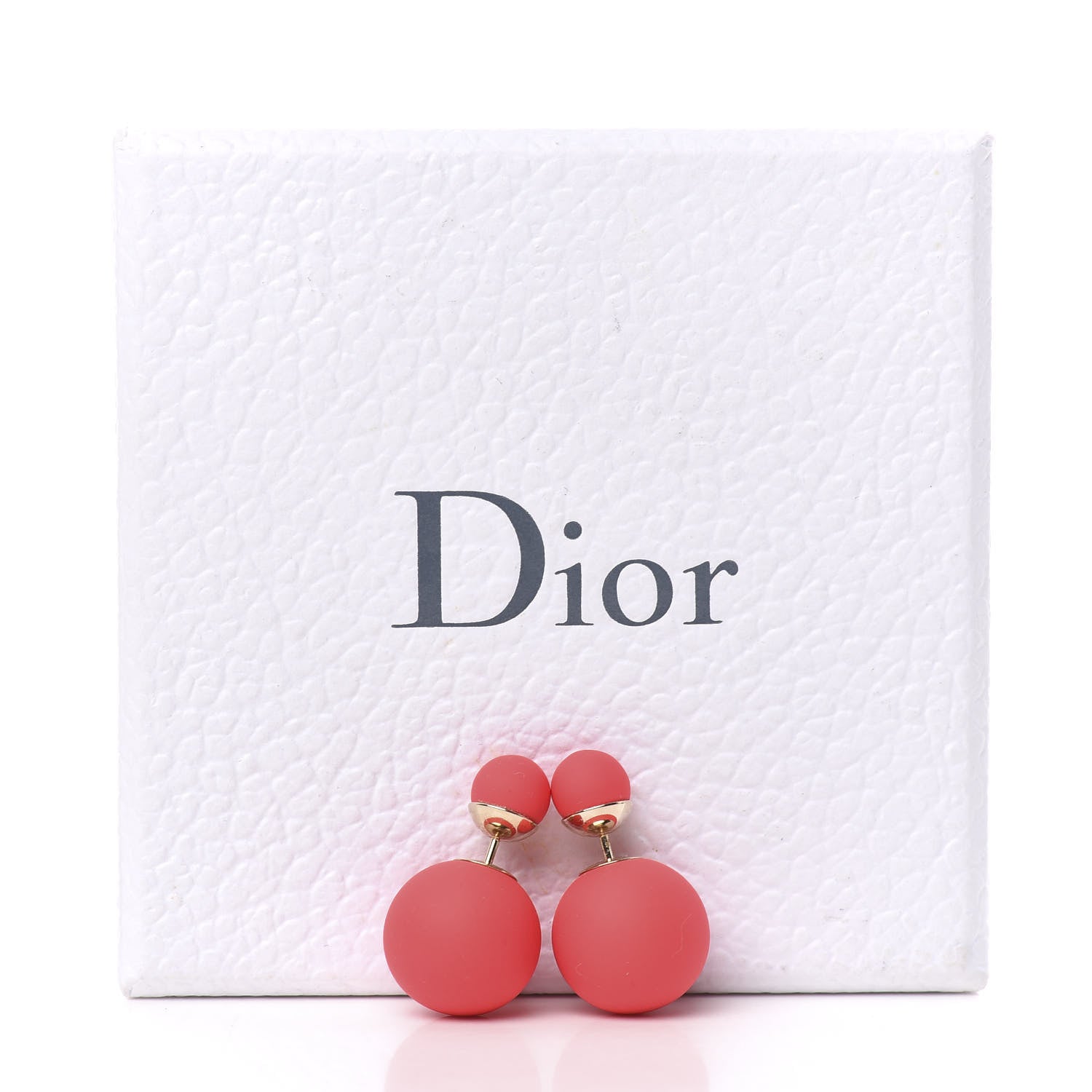 Christian Dior Mise En Dior Tribal Earrings Matte Pink 4 of 4