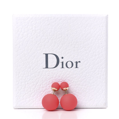 Christian Dior Mise En Dior Tribal Earrings Matte Pink 4 of 4