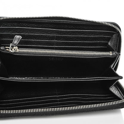 Prada Vitello Phenix Zip Around Wallet Nero Black 5 of 7