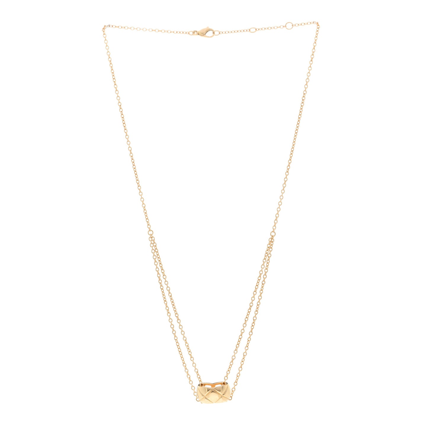 18K Yellow Gold Coco Crush Pendant Necklace