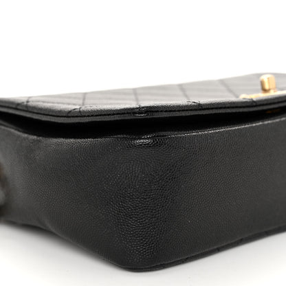 Chanel Caviar Quilted Medium Fashion Therapy Flap Bag Black 9 of 10