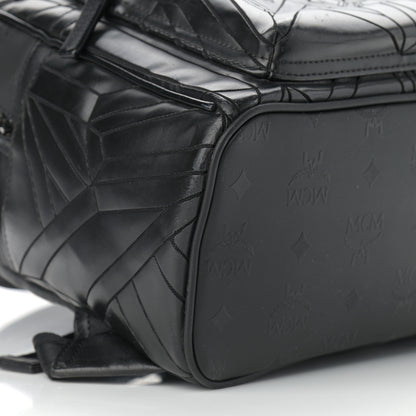 MCM Calfskin Small Bionic Backpack Black 9 of 10