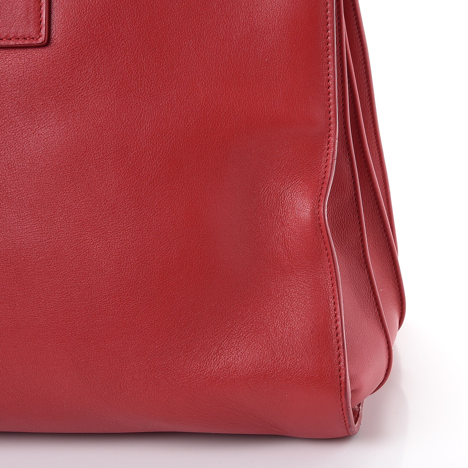 Saint Laurent Calfskin Large Sac de Jour Carryall Rouge Orient 8 of 16