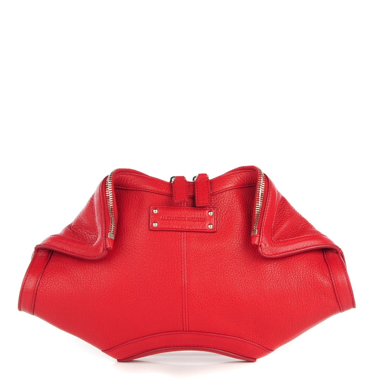 Calfskin De Manta Clutch Red