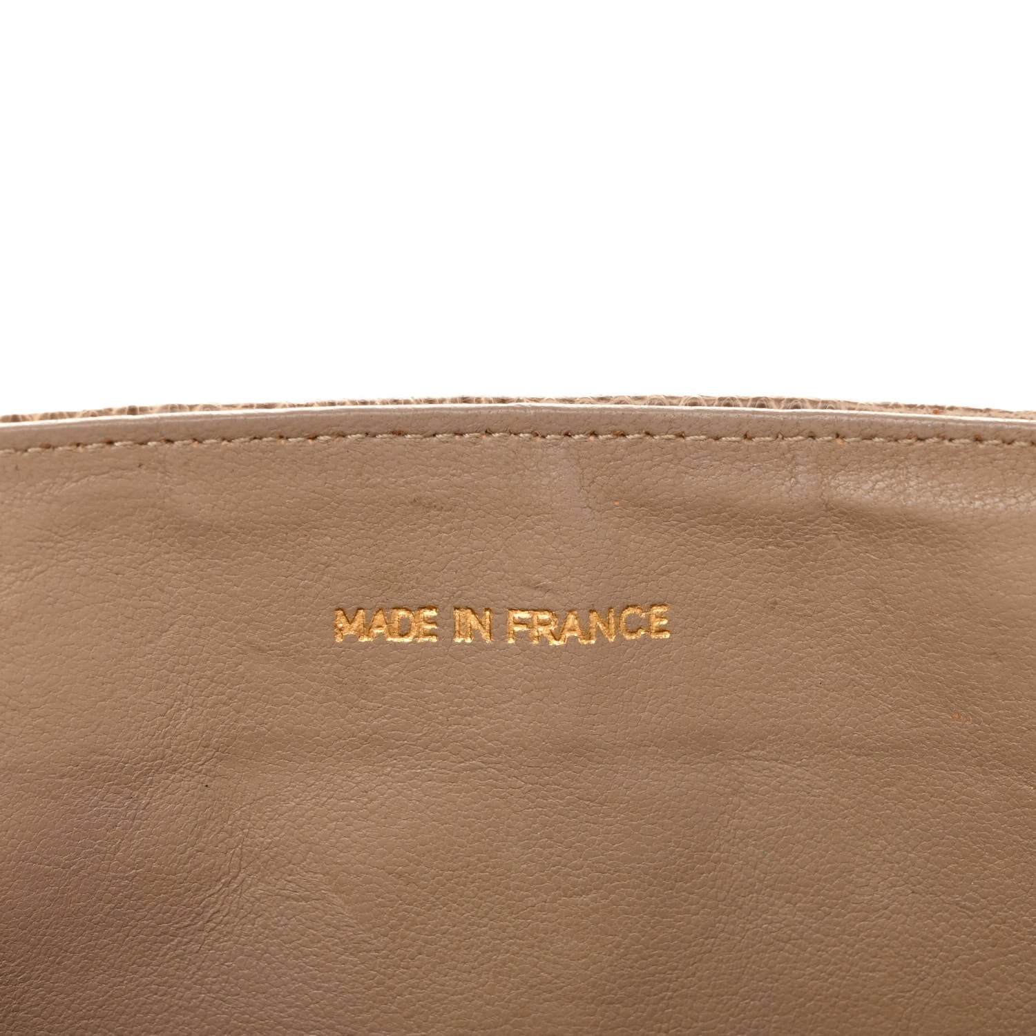 Chanel Lizard Medium Double Flap Beige 7 of 13