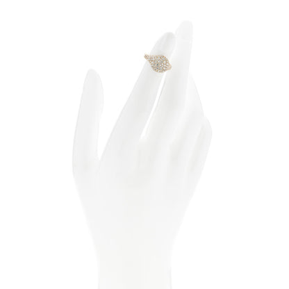 David Yurman 18K Yellow Gold Diamond Petite Pave Chevron Pinky Ring 42 2.25 2 of 6