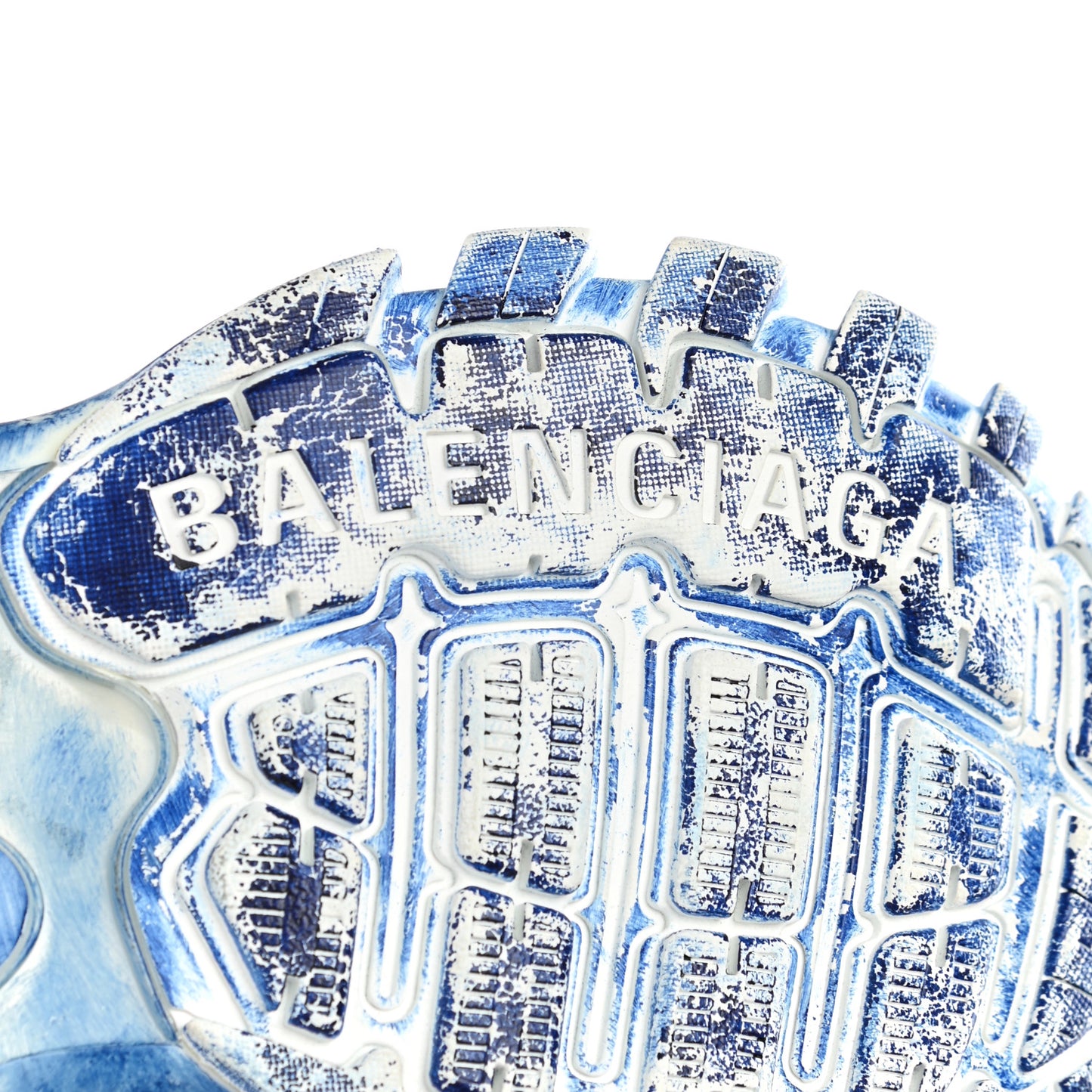 Mesh Nylon Womens Track Sneakers 35 Faded Blue