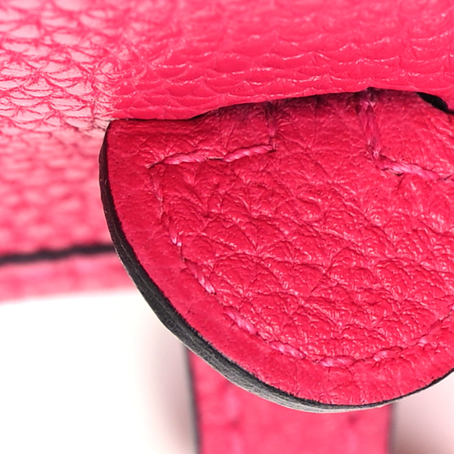 Hermes Taurillon Clemence Evelyne TPM Rose Shocking 7 of 11