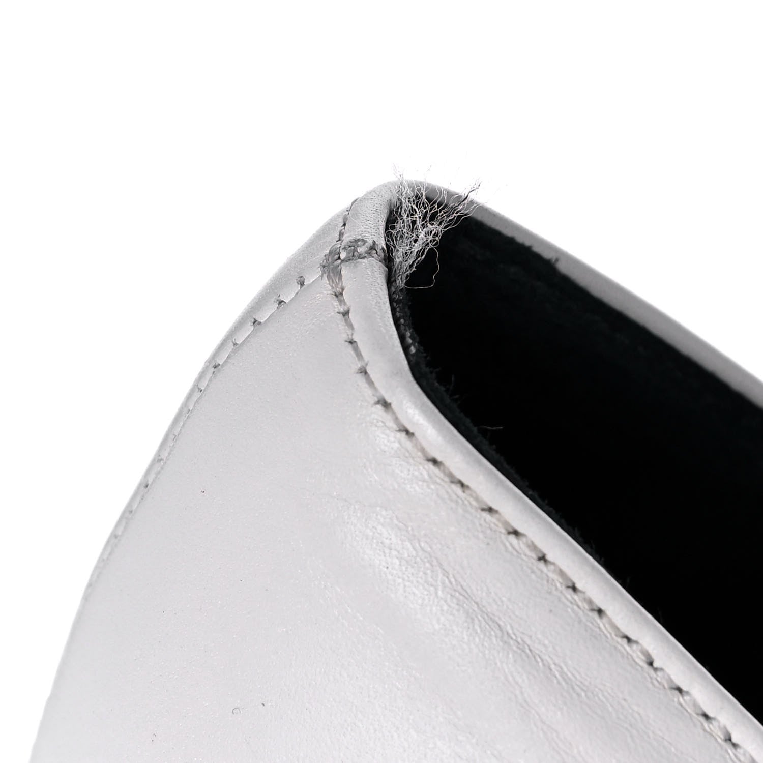 Saint Laurent Calfskin Vitello Vernice Tribtoo 105 Pumps 41 Porcellana Black 9 of 12