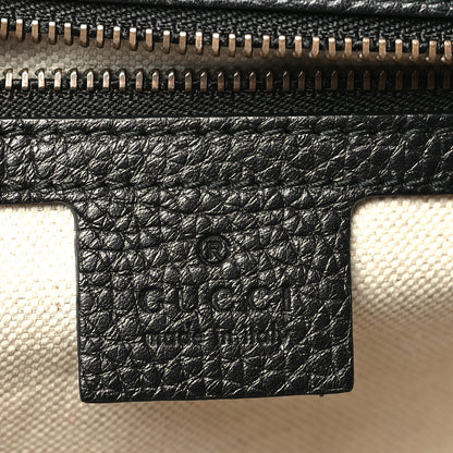 Gucci Calfskin Medium GG Marmont Top Handle Bag Black 6 of 11