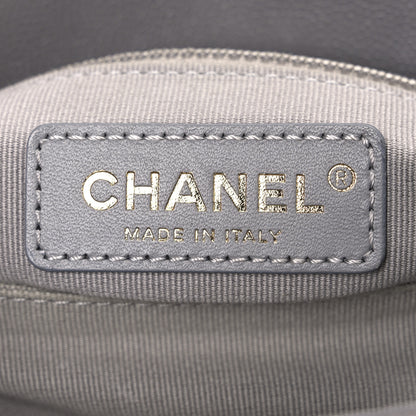 Chanel Caviar Quilted Mini Bracelet On Chain Flap Grey 6 of 10