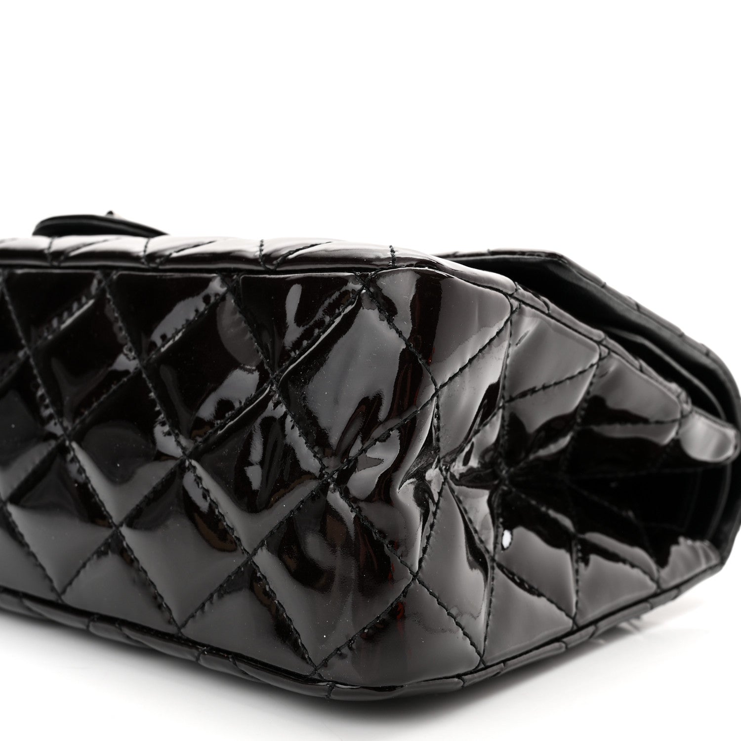 Chanel Patent Quilted 2.55 Reissue 227 Flap Dark Purple 10 of 10