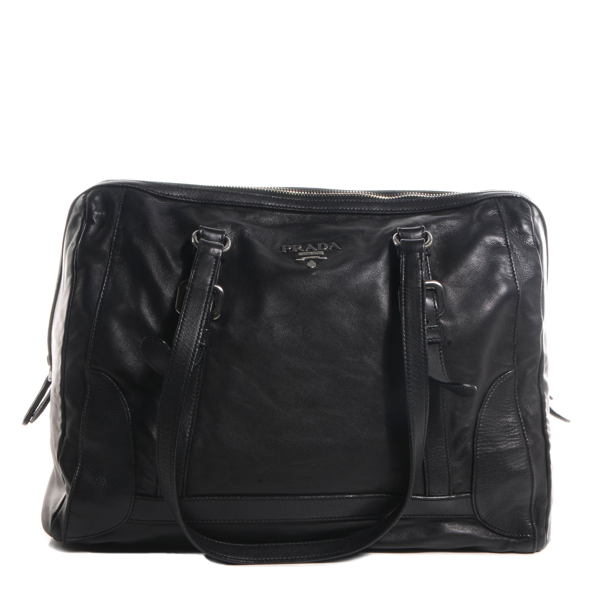 Prada Nappa Delave Tote Black 1 of 9