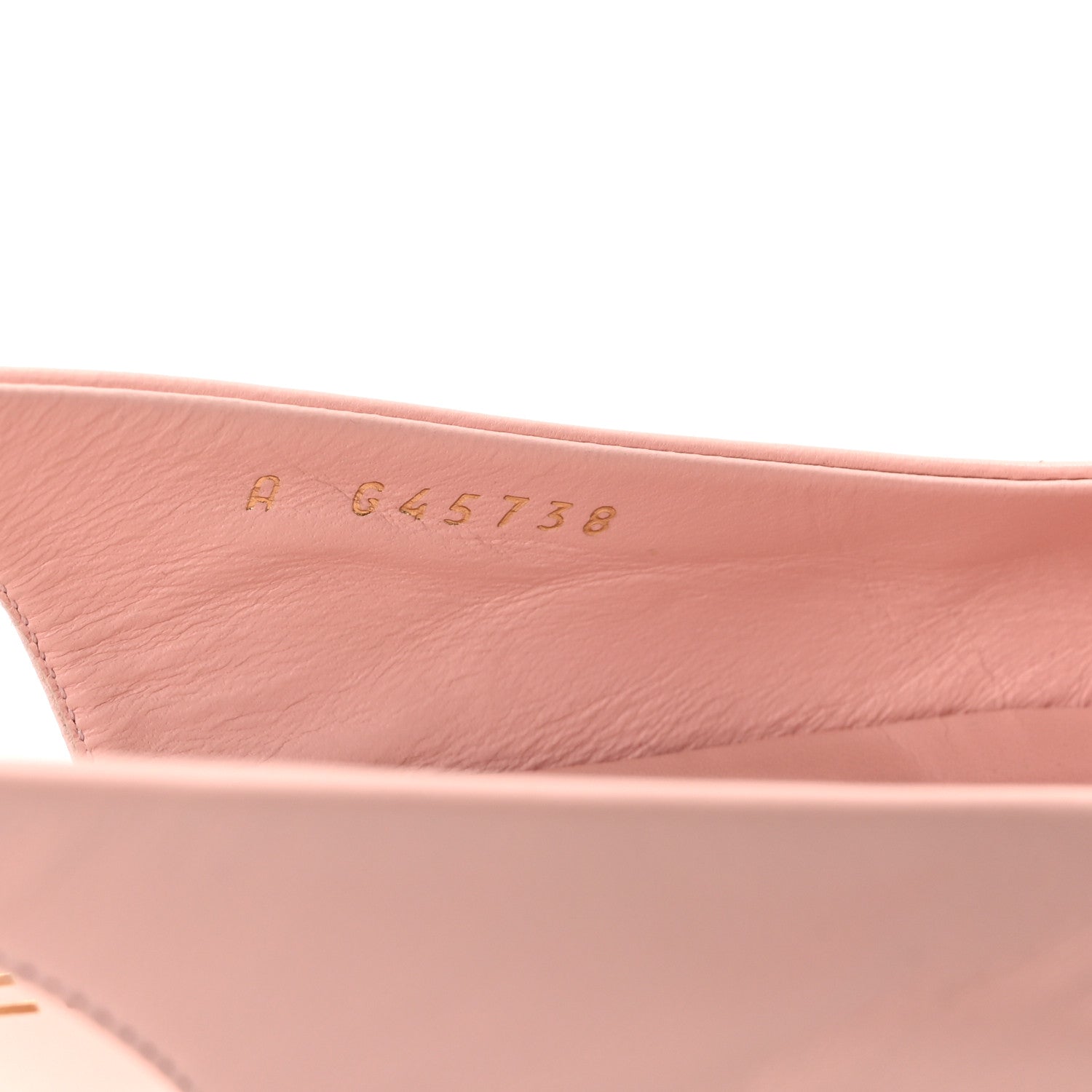 Chanel Goatskin Grosgrain Pointed Toe CC Slingback Flats 38 Pink Black 9 of 10