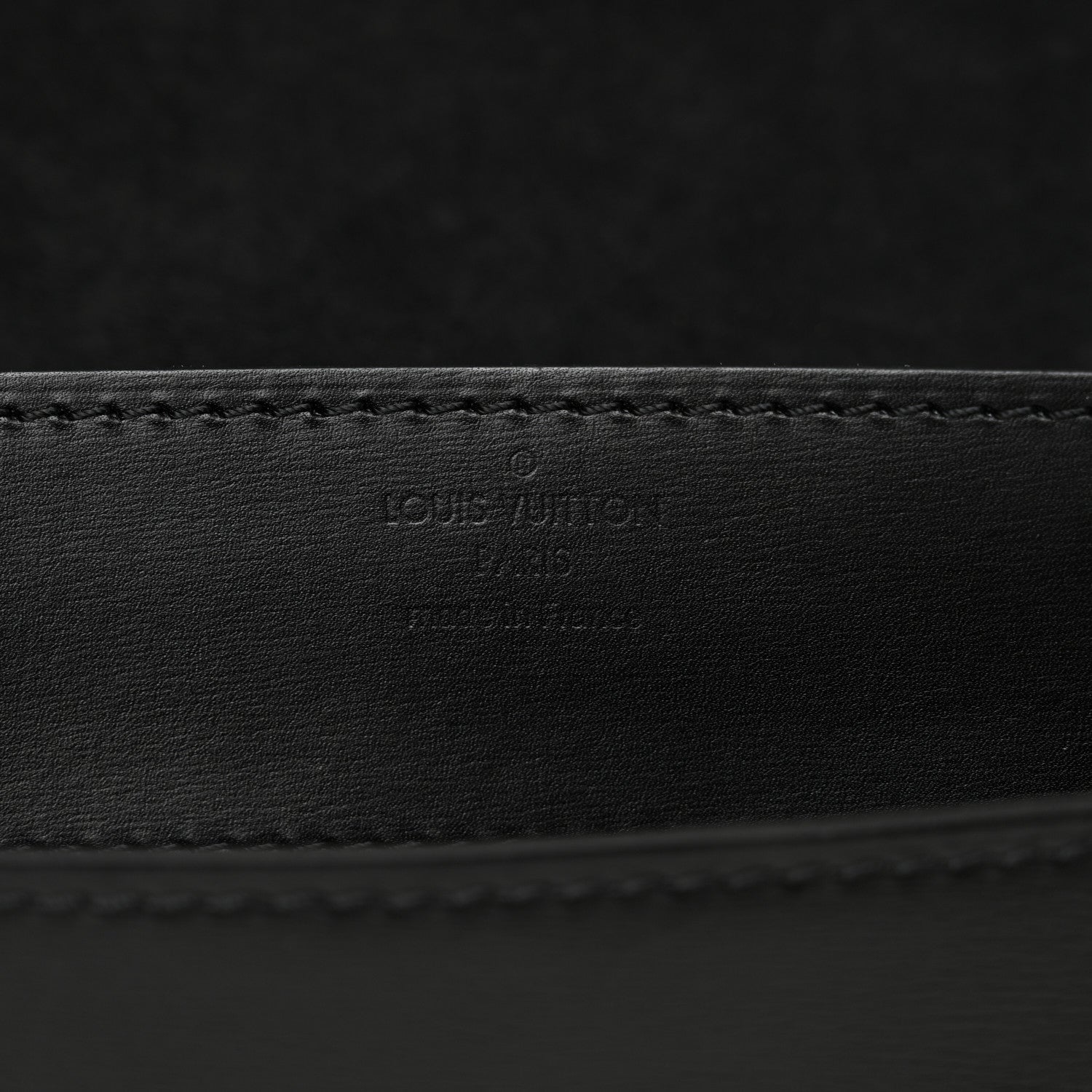 Louis Vuitton Calfskin Studded Louise Chain GM Black 6 of 12
