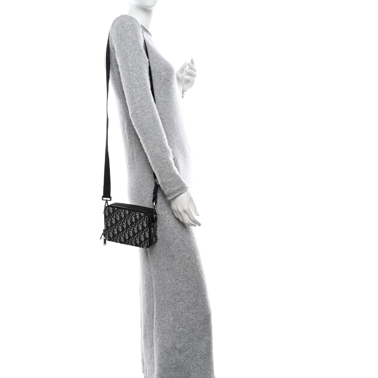 Oblique Pouch Navy Blue