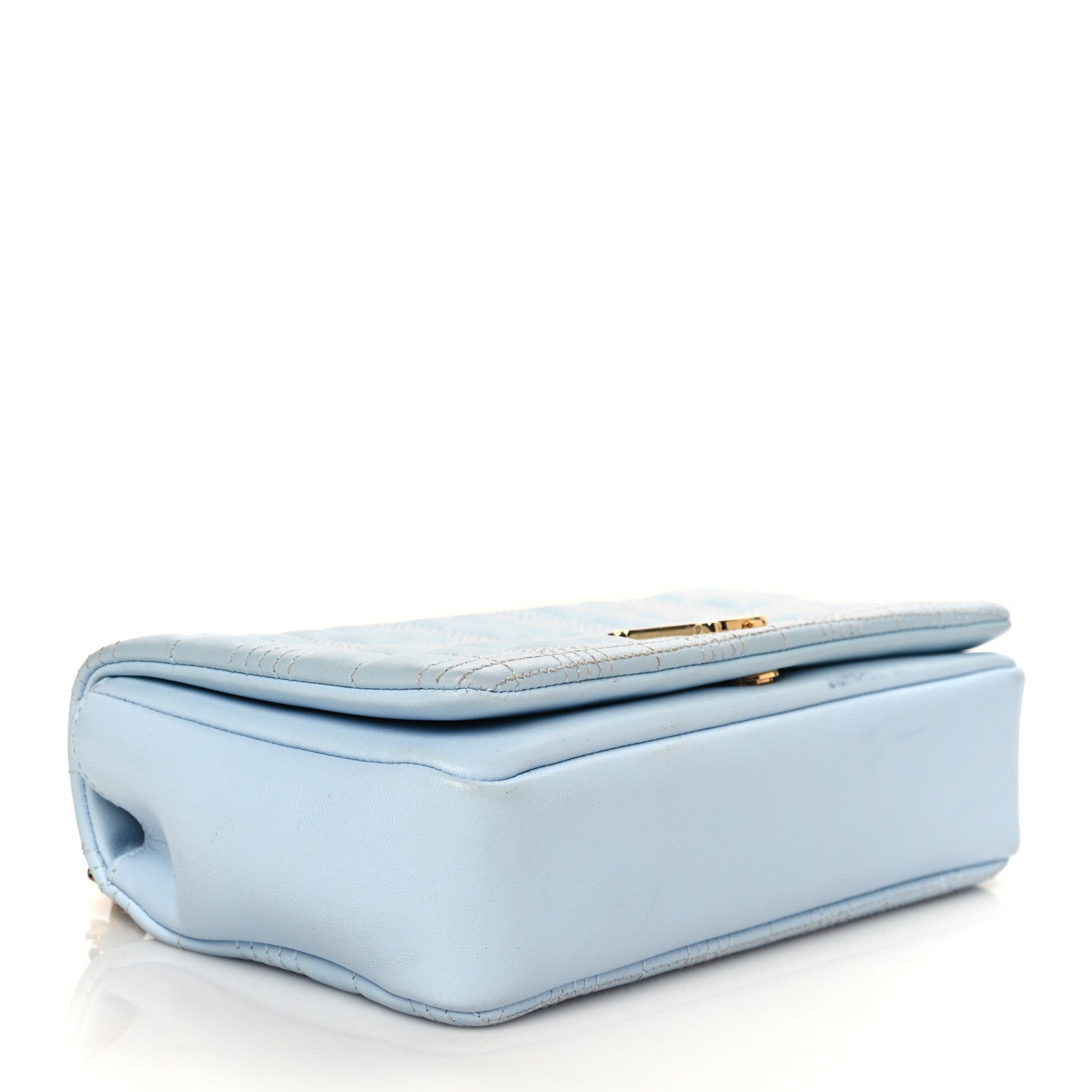 Burberry Lambskin Quilted Small Lola Bag Pale Blue 4 of 12