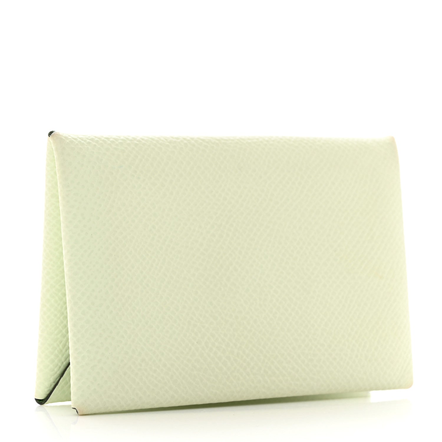 Hermes Epsom Verso Calvi Duo Card Case Vert Fizz Vert Yucca 3 of 8