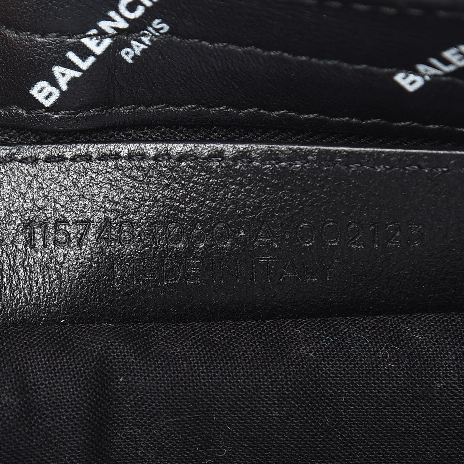 Balenciaga Veau Allover Logo Classic Hardware City Black White 7 of 10