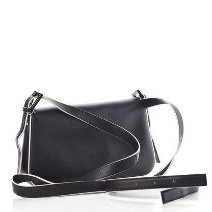 Fendi Vitello Dolce Elite Monster Eyes Bi-Color Baguette Black Yellow 4 of 12
