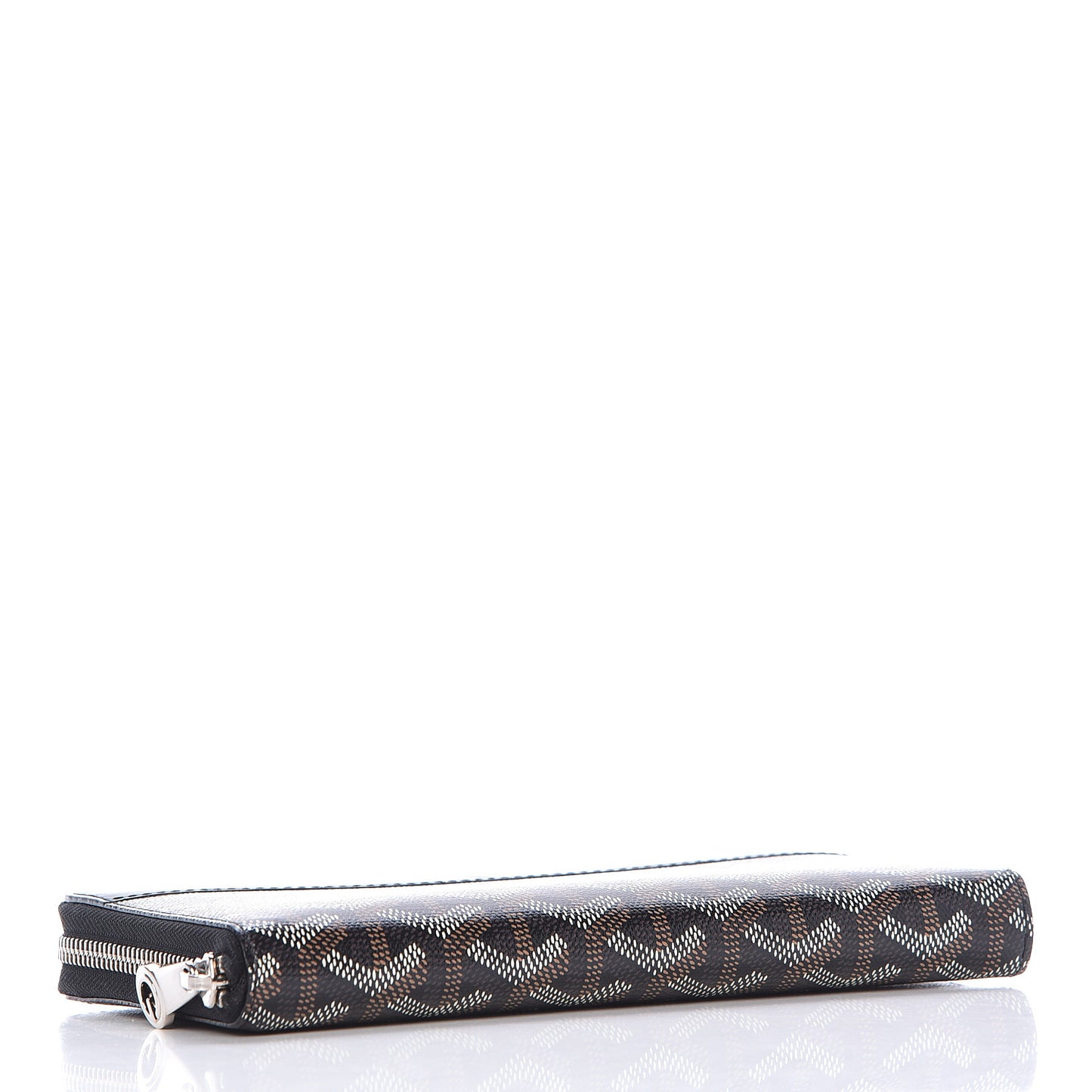 Goyardine Matignon Zip Around GM Wallet Black