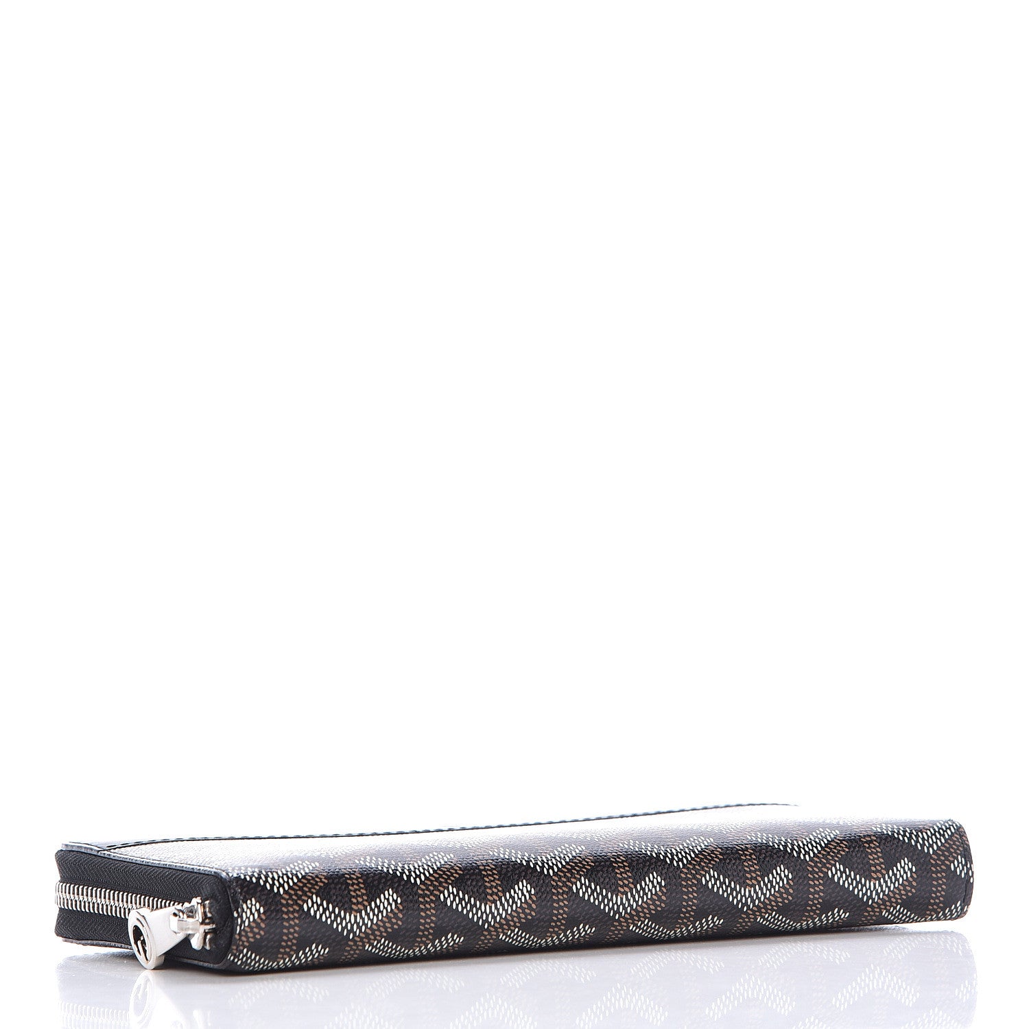 Goyard Goyardine Matignon Zip Around GM Wallet Black 4 of 10