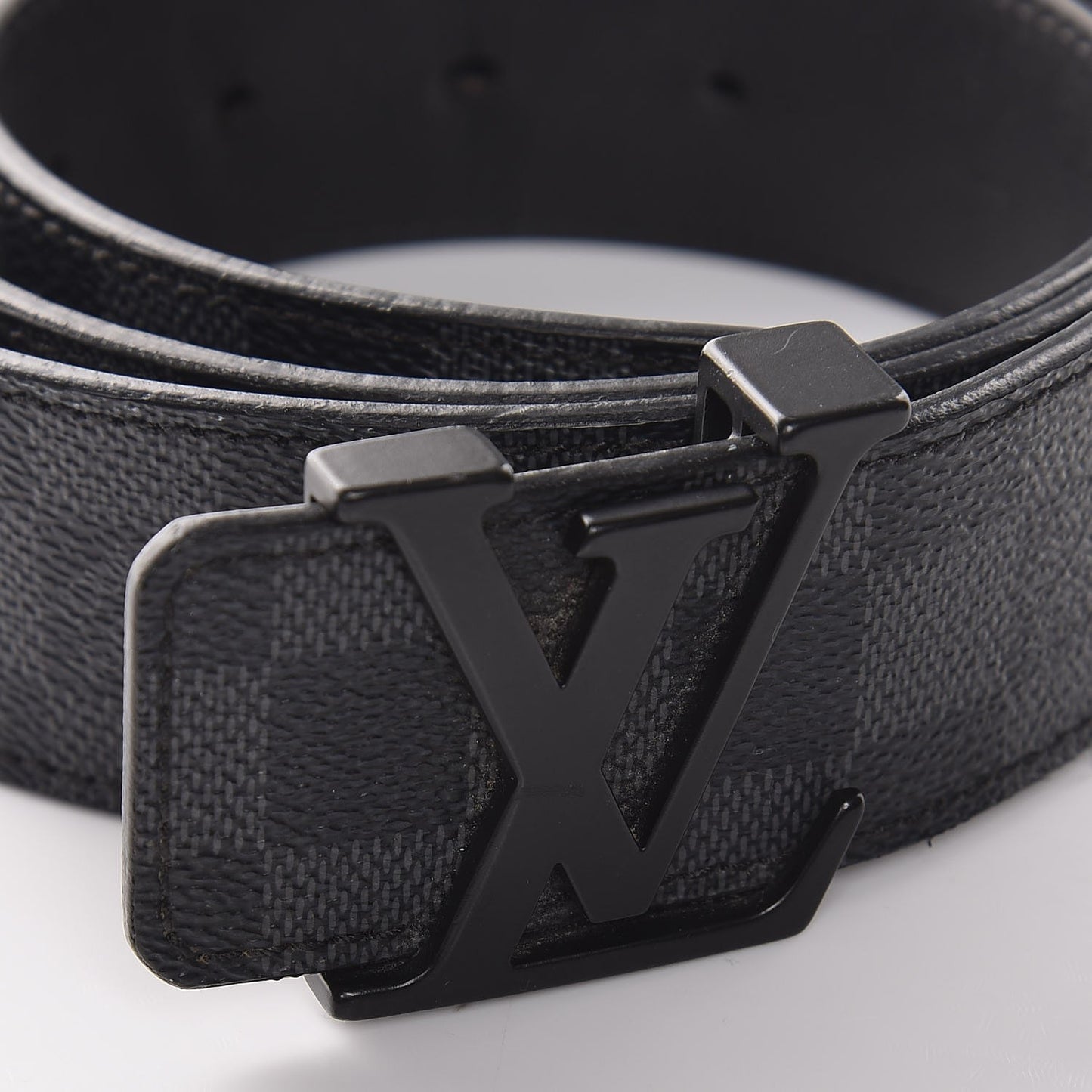 Damier Graphite 40mm LV Initiales Belt 100 40