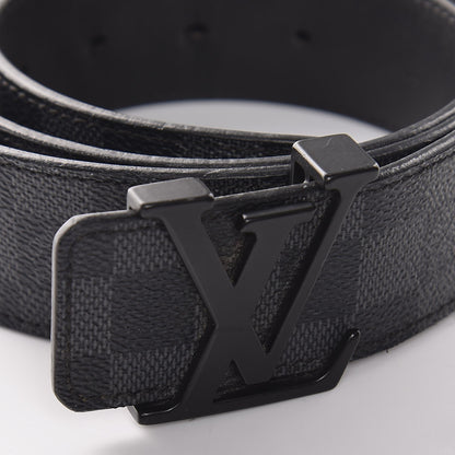 Louis Vuitton Damier Graphite 40mm LV Initiales Belt 100 40 8 of 8