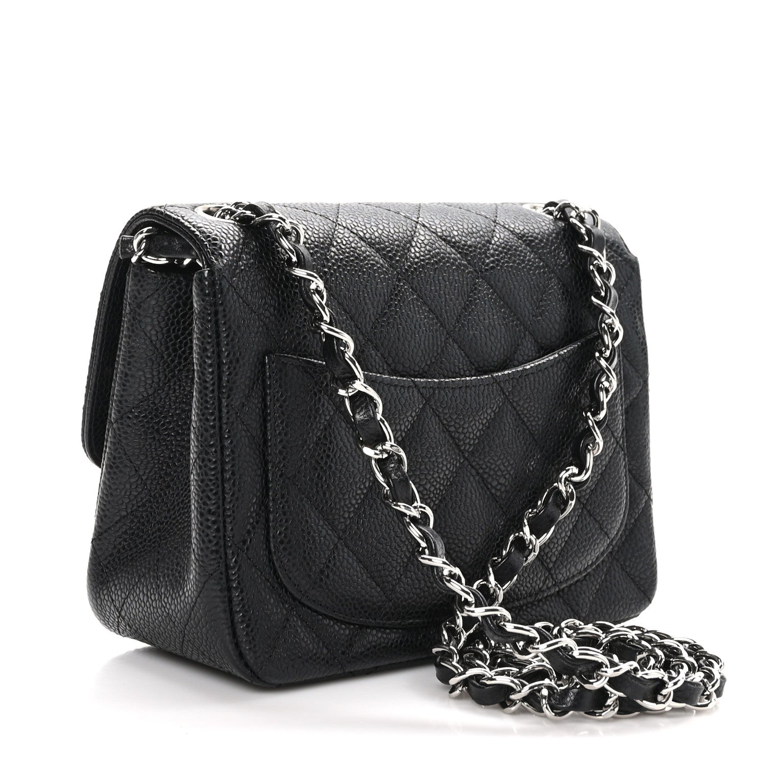 Chanel Caviar Quilted Mini Square Flap Black 3 of 10