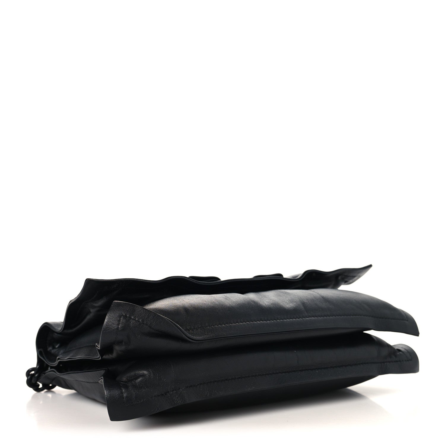 Salvatore Ferragamo Calfskin Small Viva Bow Shoulder Bag Black