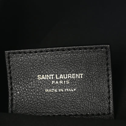 Saint Laurent Calfskin Toy Shopping Tote Black 6 of 10