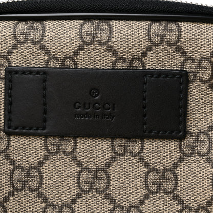 Gucci GG Supreme Monogram Web Belt Bag Black 18 of 19