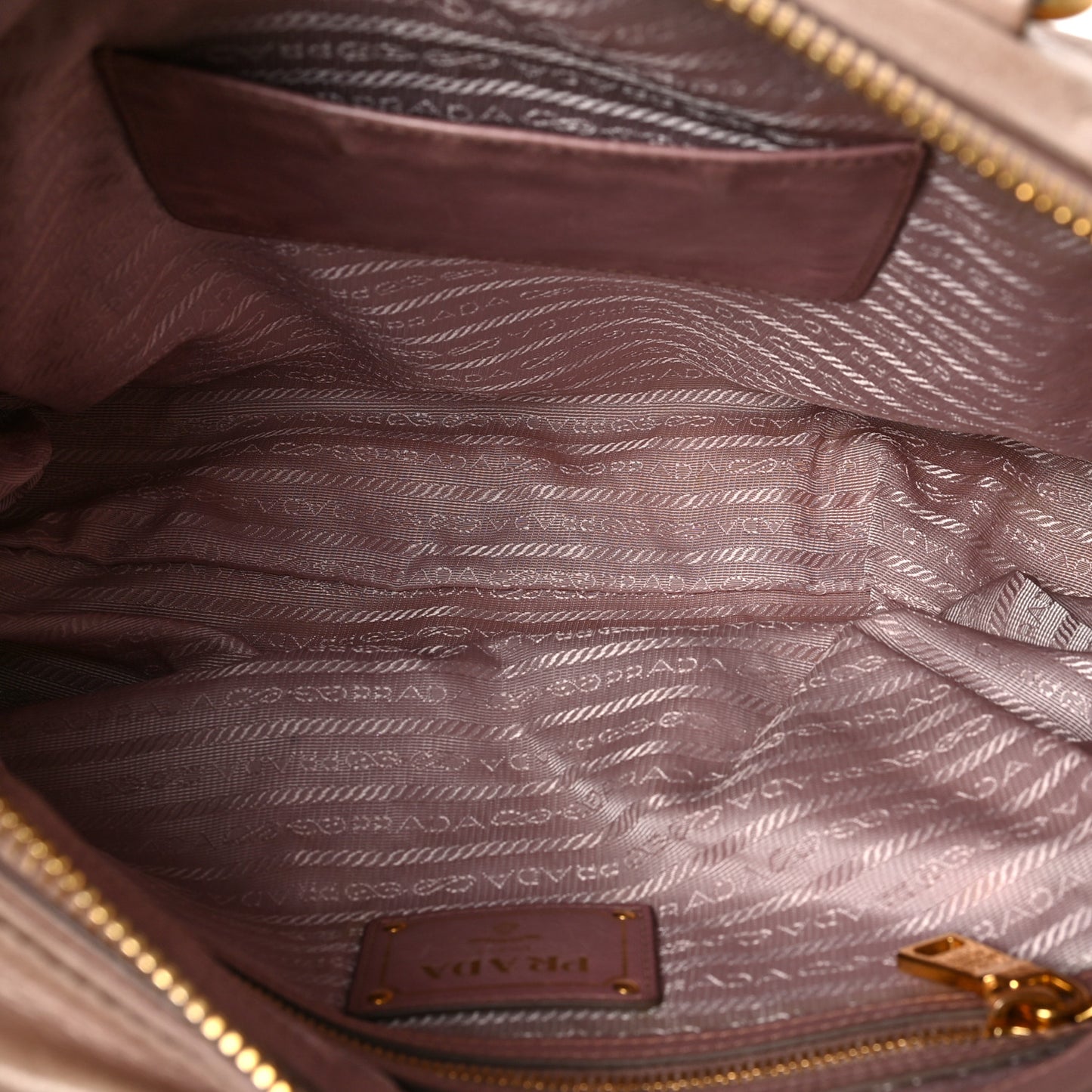 Vitello Shine Shopping Satchel Mughetto