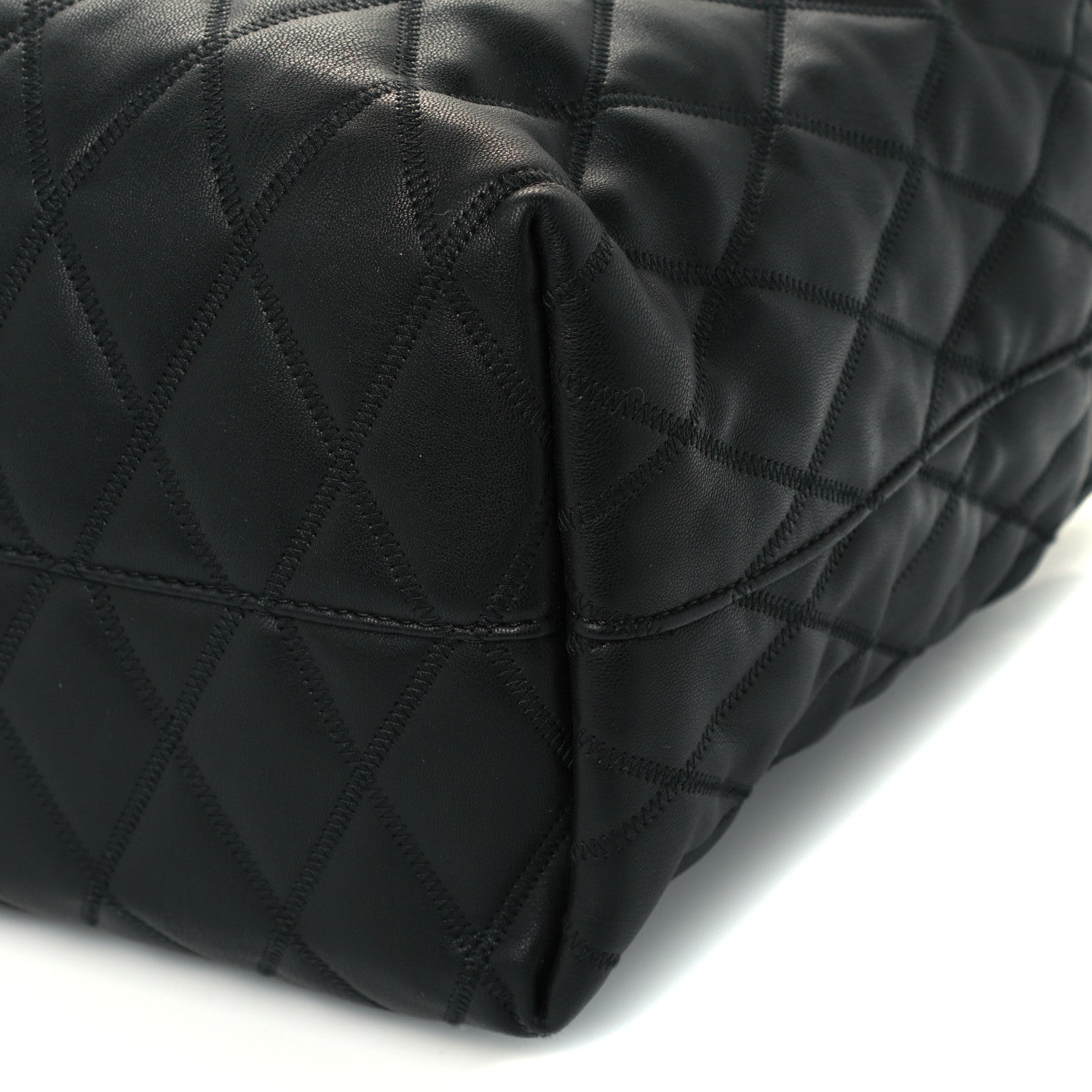 Givenchy Rubber Effect Canvas Quilted Duo Shopper Tote Black 11 of 11