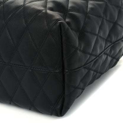 Givenchy Rubber Effect Canvas Quilted Duo Shopper Tote Black 11 of 11