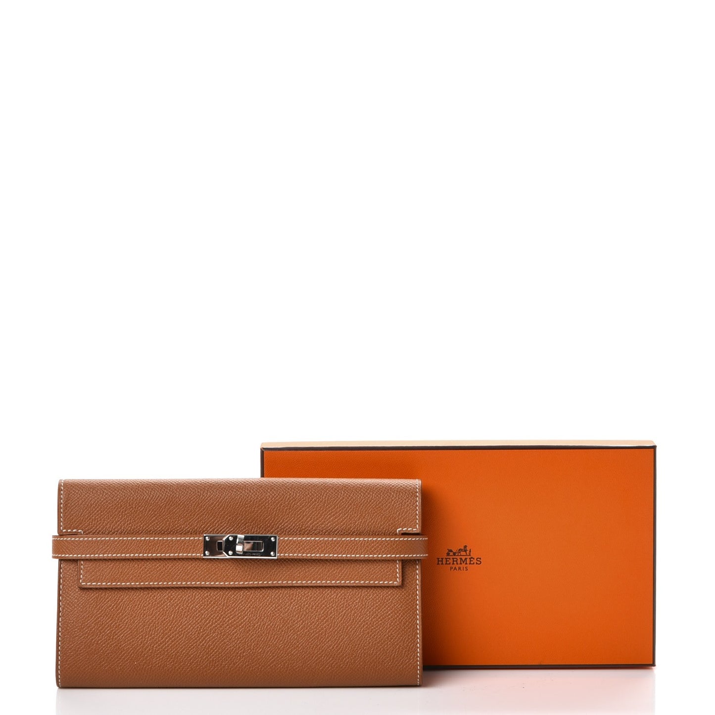 Epsom Kelly Longue Wallet Gold
