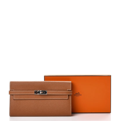 Hermes Epsom Kelly Longue Wallet Gold 8 of 8