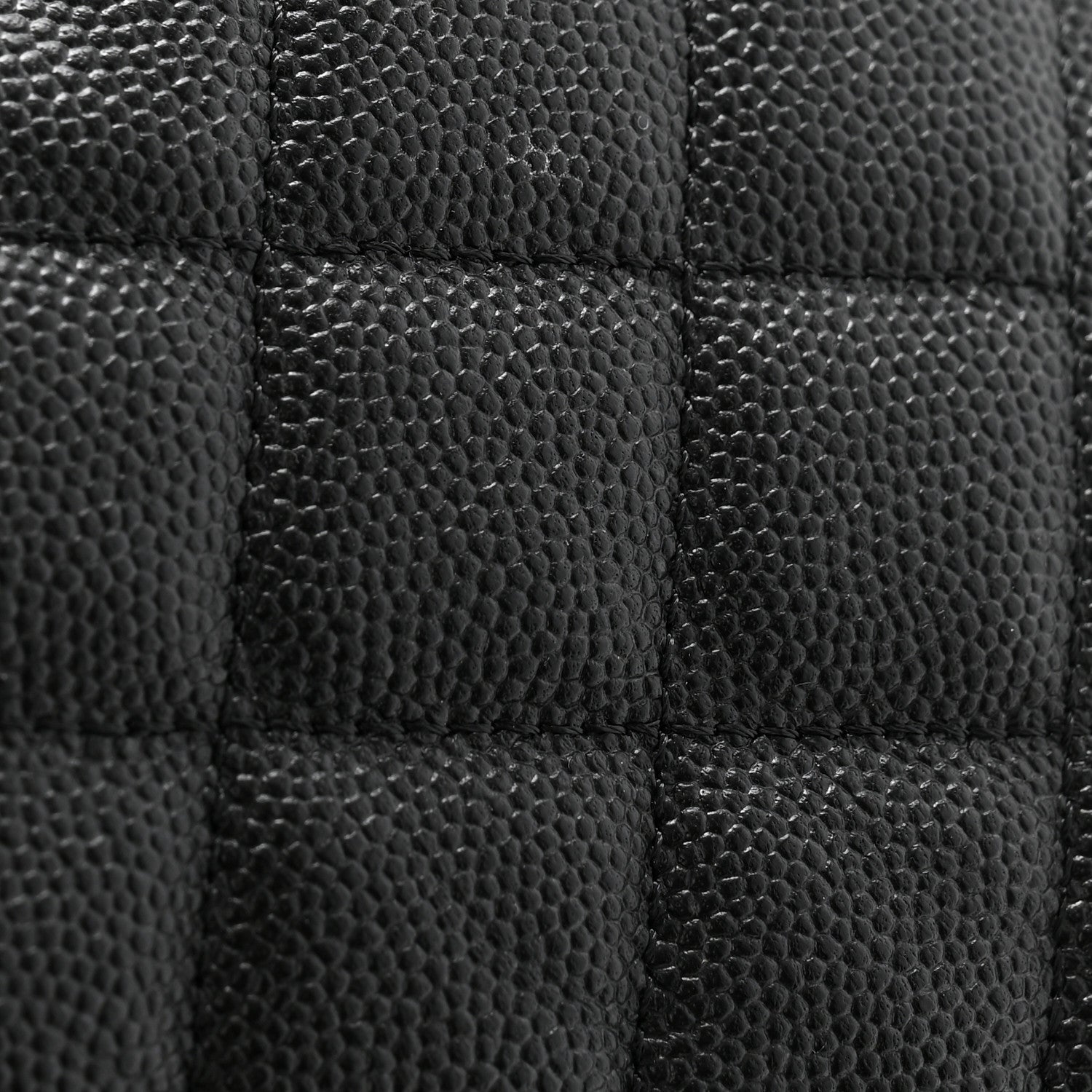 Chanel Caviar Quilted Mademoiselle Vintage Large Zip Pouch Black 8 of 9