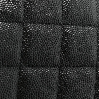 Chanel Caviar Quilted Mademoiselle Vintage Large Zip Pouch Black 8 of 9