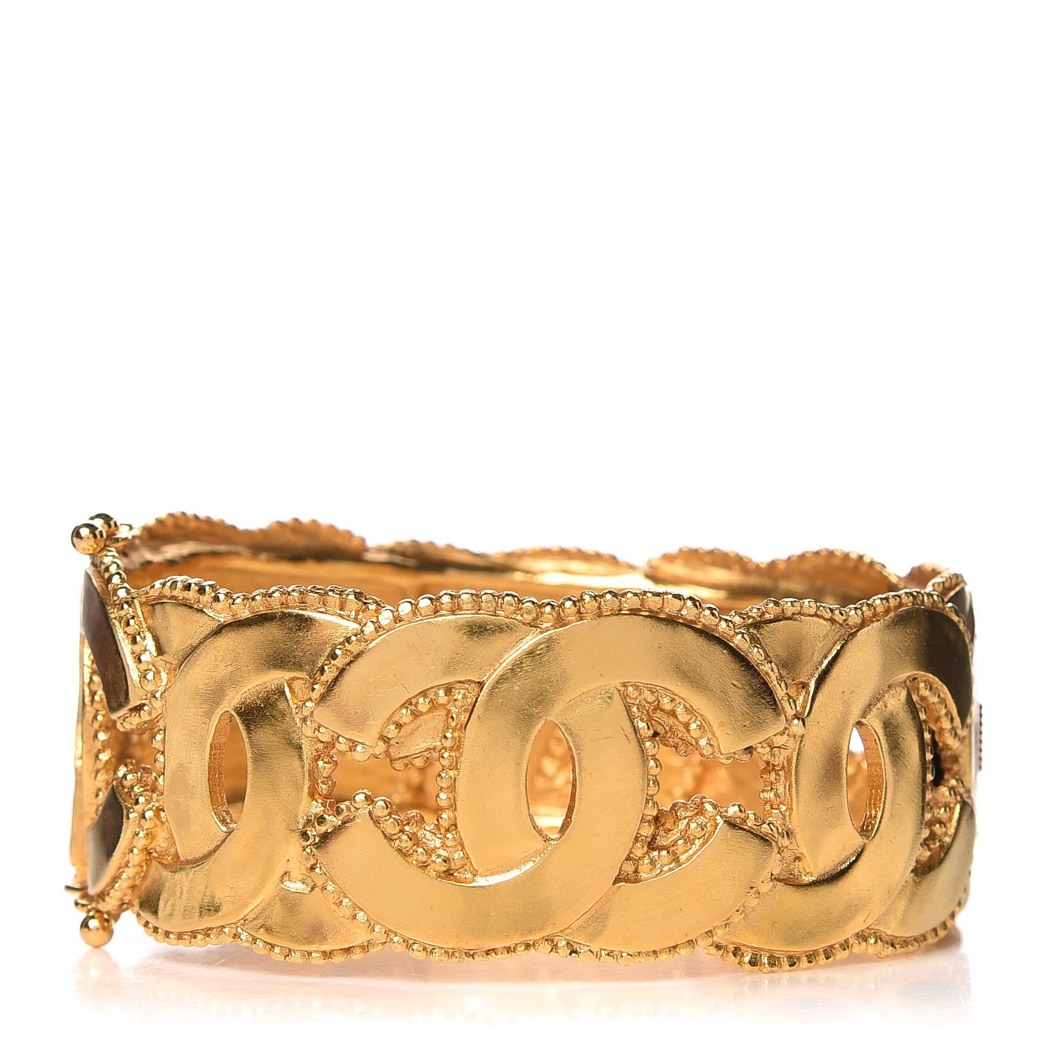Chanel CC Bangle Gold 1 of 4