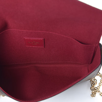 Louis Vuitton Monogram Pochette Felicie Chain Wallet Fuchsia 8 of 10