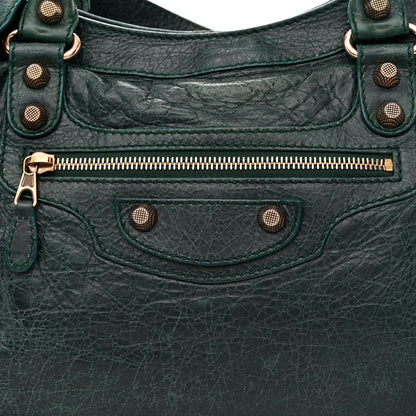 Balenciaga Agneau Giant 12 Gold Hardware City Poker Fonce 8 of 13