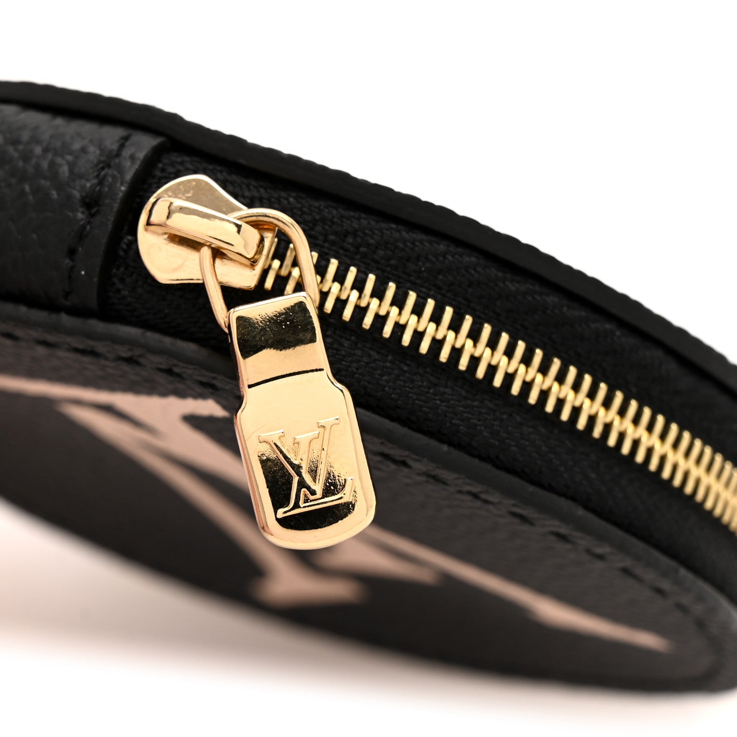 Louis Vuitton Empreinte Monogram Giant Round Coin Purse Black Beige 7 of 7